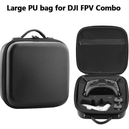 Handbag for DJI FPV Combo Goggles V2 PortableTravelling Carrying Case PU Bag Storage Bag Motion Controller Drone Accessories