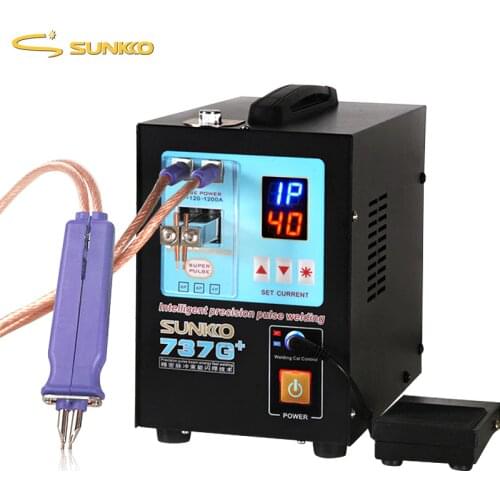 SUNKKO 737G New Upgraded Spot Welder 4.3KW High Power Battery Spot Welding Machine For Lithium Batteries Weld Pulse Spot Welders