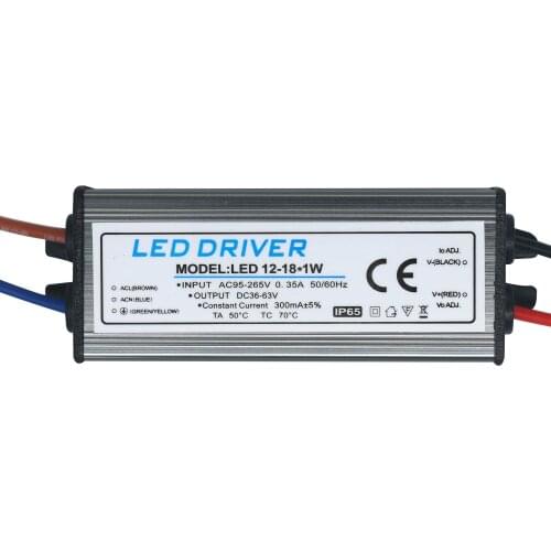LED Waterproof Driver 1W-36W For LEDs 100-260V Power Supply Constant Current Voltage Control Lighting Transformers For LED Lamp