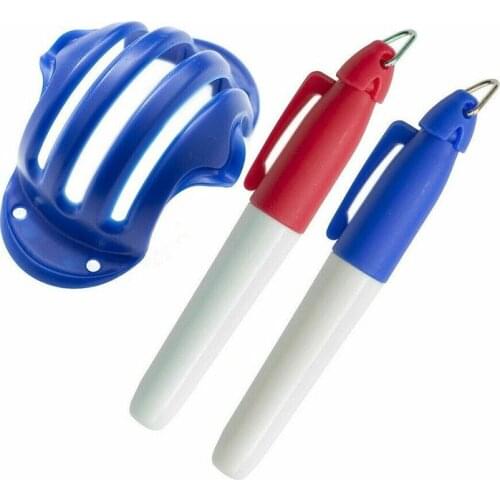 Golf Ball Triple Track 3 Line Marker Stencil ERC Chrome Soft Odyssey + 2 Pen High Quality Triple Tracks YS-BUY