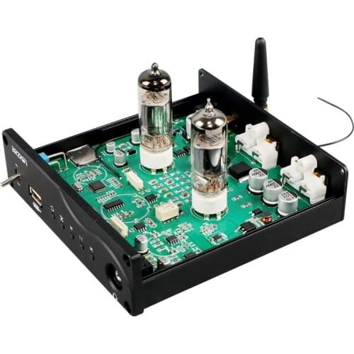 6J5 Tube Preamplifier Headphone Front APP Remote Control EQ Adjustment Bluetooth 5.0 Non-destructive Player