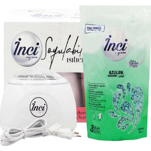 Hair Removal Wax Melting Machine Heater 300ml Capacity With 200g Wax Beans & 5 Wood Stickers Waxing Kit fast Heating EU Plug