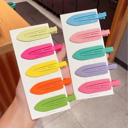 New Fashion Candy Colors Acetate Geometric Hair Clips For Women Girl Headband Sweet Hairpins Barrettes Hair Accessories Ornament