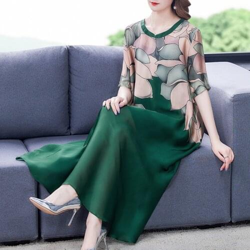 2021 Summer Floral Loose 5XL Plus Size Beach Midi Dress Women Elegant Vintage Casual Short Sleeve Dress Bodycon Party Vestidos