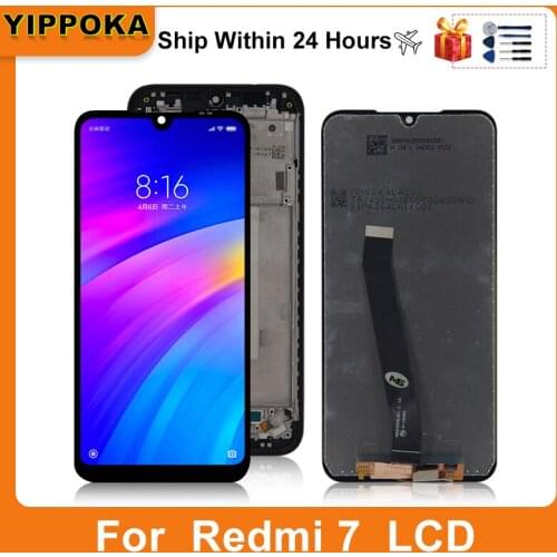 6.26" For Xiaomi Redmi 7 LCD Display Touch Screen Digitizer For Redmi 7 Display M1810F6LG M1810F6LH M1810F6 Replacement Parts