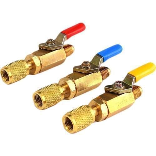 1Pcs Car Refrigeration 1/4inch Auto A/C Can Tap Valve Bottle Opener For R134A R410A Gas Refrigerant Air-conditioning
