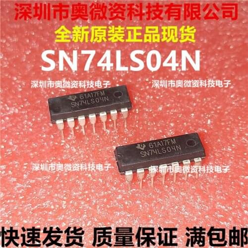 100% Original In Stock New SN74LS04N HD74LS04P DIP14 IC