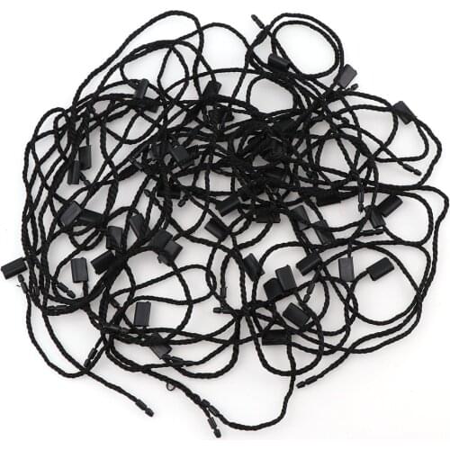 100Pcs Square Clothes Coarse Cotton Tag Rope Cords Polyester Hanging Tablet For Garment Bag Tags Cards, DIY Clothing Accessories