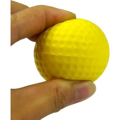 2Pcs 골프공 Golf Balls Elastic High Visibility Eco-friendly Safety Golf Practice Balls Children Toys for Golf Accessories