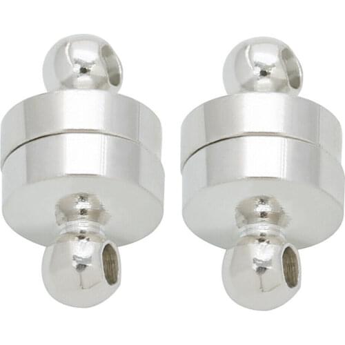 20pcs/lot 11x6mm Strong Magnetic Clasps Jewelry Clasps End Clasp Connectors for DIY Necklace Bracelet Jewelry Making Supplies