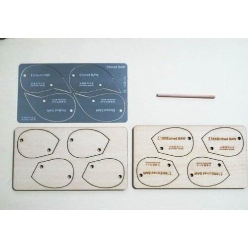 Free shipping Classic wooden sailboat model Tools kits Etching sawing & wooden handle model kit 4 pcs/plate