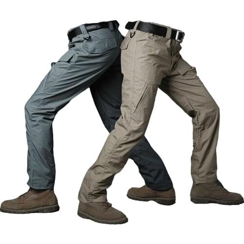Men Spring Autumn Military City Tactical Waterproof Camouflage Cargo Pants Hiking Multipocket Breathable Overall Long Trousers