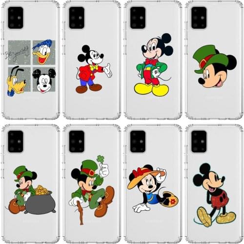 Disney Anime Style Transparent Phone Case Hull For Samsung Galaxy A50 A51 A20 A71 A70 A40 A30 A31 80 E 5G S Shell Art Cell Cove