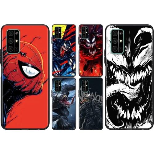 Marvel Avengers Super Hero Venom For Huawei Honor 50 SE V30 View 20 V20 30i 30S 30 20S 20E 20i 20 Lite Pro Plus Phone Case