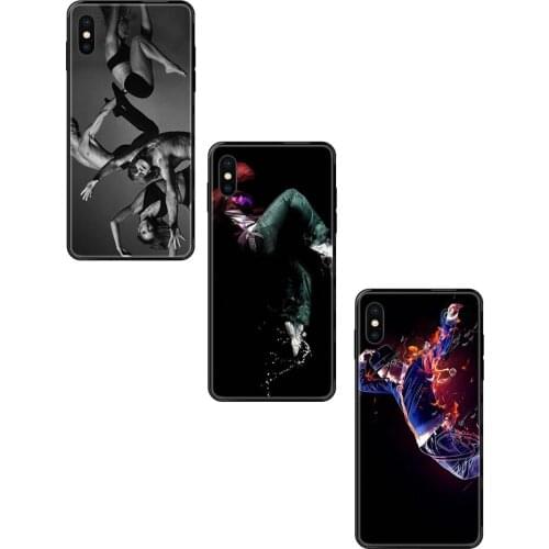 Black Soft Fashion Mobile Phone Beautiful Jazz Dance Inexpensive For Redmi Note 4 5 5A 6 7 8 8T 9 9S Pro Max