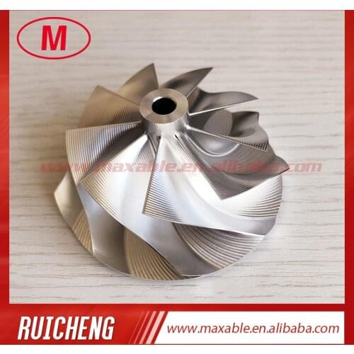 G30-770 57.52/71.40mm 9+0 blades point milling milling/aluminum 2618/billet compressor wheel for880693-5002S / 880697-5008S