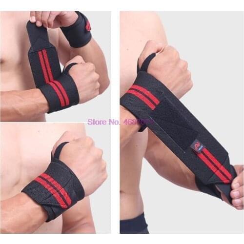 By DHL 100pair AOLIKES Hand Wraps Wrist Strap Weight Lifting Wraps Powerlifting Bodybuilding Breathable Wrist Support Train