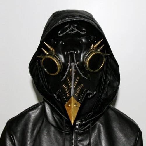 Steampunk Plague Beak Masquerade Mask Cosplay Halloween The Evil Cosplay Props, Horror Holiday Party Decoration Festival Gift
