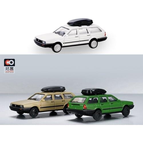 XCarToys 1:64 VW Santana Wagon w/car roofbox Diecast Model Car