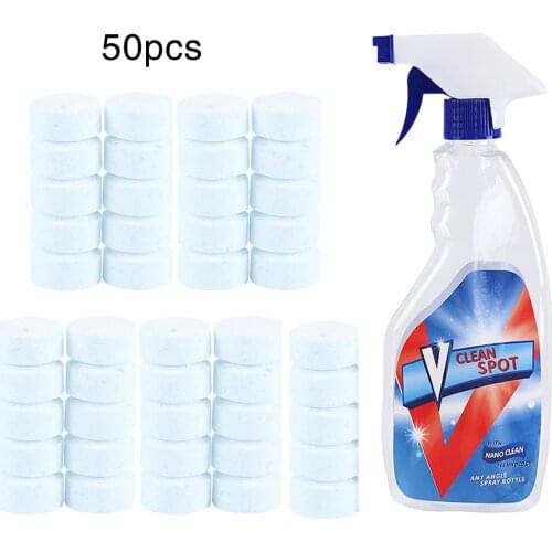 10/20/50 Pcs Multifunctional Effervescent Spray Cleaner Set Bottle Clean Spot with Home Cleaning Concentrate Home Cleaning Tools