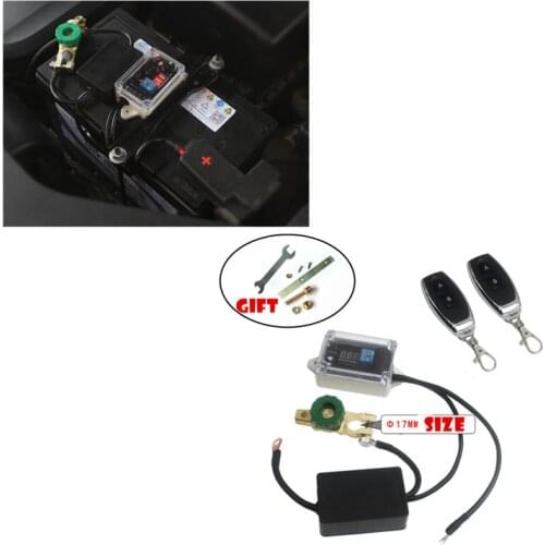 Battery switch remote and hand switch control waterproof Battery Disconnect Cut Off Isolator Master Switches Volt digital part