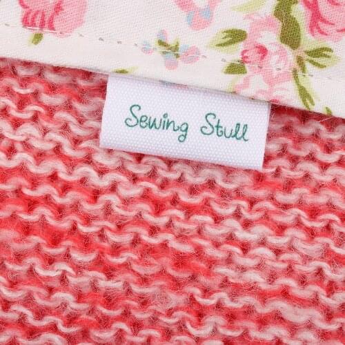 Personalized Garment Labels, printed with, brand, logo and Washing Symbols/Instructions high quality print (MD2091)