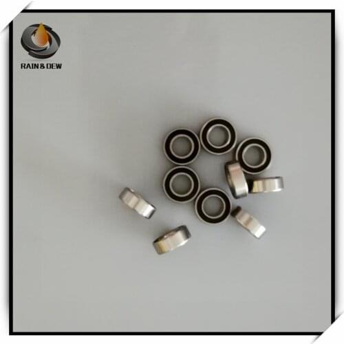 S623 2RS rubber seal Waterproof bearing ABEC-7 3X10X4mm Stainless Steel Bearing ( 10PCS ) High precision fishing reel bearing