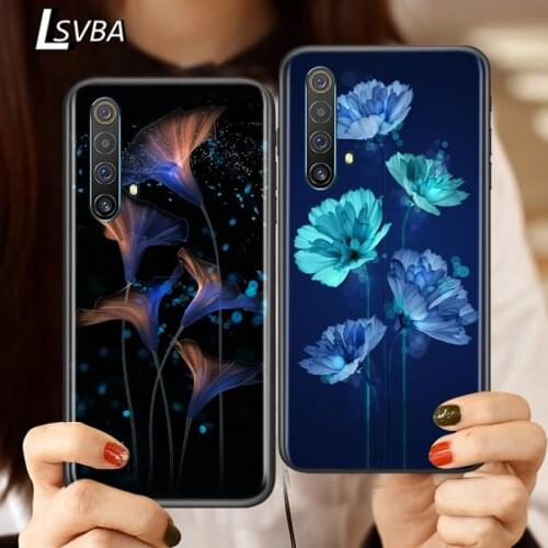 Silicone Cover Magical Flower Art For Realme V15 X50 X7 X3 Superzoom Q2 C11 C3 7 7i 6s 6 5 Global Pro 5G Phone Case