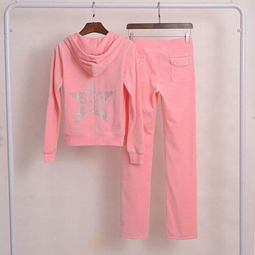 Tracksuit Women Elegant Star Pattern Sets Female Hoodie Sweatshirts And Long Pant Fashion 2 Pieces Sets Oversize Sweatshirt Suit