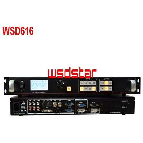 WSD616 LED screen video processor HDMI/DVI/VGA/CVBS 2304*1152 Support PIP & POP Support freeze images LedSync850M Hot Sales