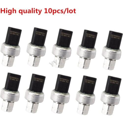10pcs YYJTZ A/C Refrigerant Pressure Sensor Pressure Switch OEM 68156982AA Fit for Chrysler Dodge Jeep