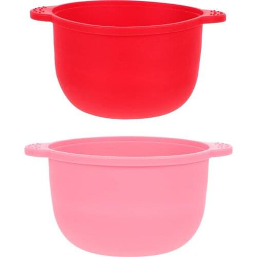 2pcs Wax Warmer Replacement Pot Silicone Bowls Hair Removal Waxing Bowls