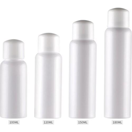 300pcs/lot 100ml 120ml 150ml 180ml Refillable Sprayer Bottles Liquid Empty Atomizer Makeup Spray Bottle Perfume White Container
