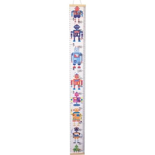 Wooden Wall Hanging Child Growth Height Ruler Baby Child Kids Growth Chart Height Measure Ruler For Home Room Decoration 20*200