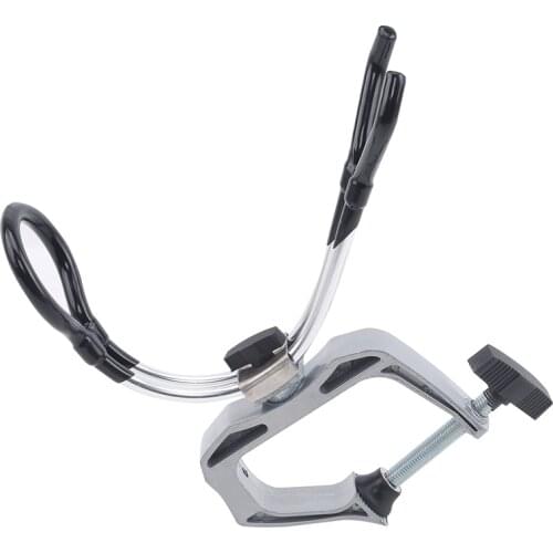 Fishing Support Rod Holder Bracket Yacht Kayaking Yacht Fishing Tackle Tool 360 Degrees Rotatable Rod Holder with Screws Boat