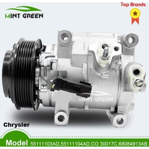 For auto a/c compressor for Chrysler Town Country 3.6L Chrysler 200 3.6L Dodge Avenger 3.6L 55111104AD 55111103AD 68084913AB