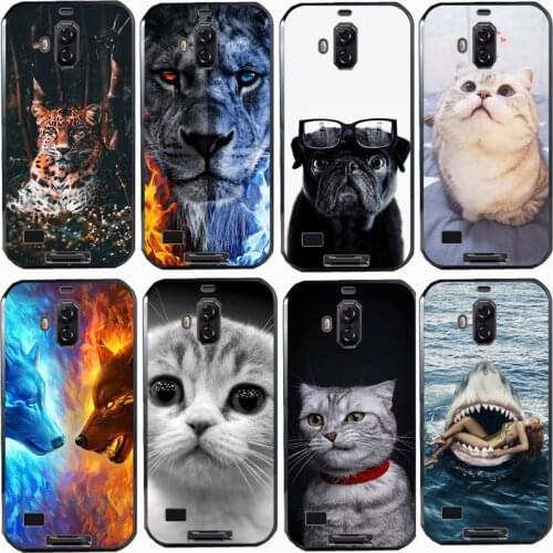 For Blackview BV9600 Pro Case Rose Wolf Cute Patterned Cover Soft Silicon Phone Case for Blackview BV9600E Top Quality