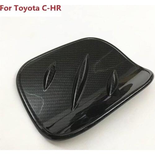 For Toyota C-HR CHR 2017 2018 Car Chrome Styling ABS Chrome Tank Cover External Oil Fuel Trimmed Sticker Plating Tank Auto
