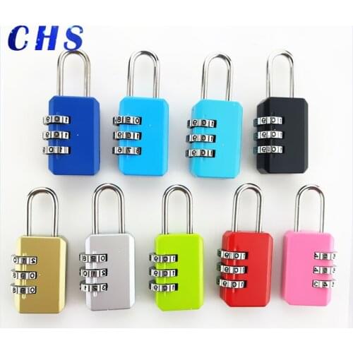 3 Dial Digit Number Combination Password Lock Travel Security Protect Locker Travel Lock for Luggage/Bag/Backpack/Drawer