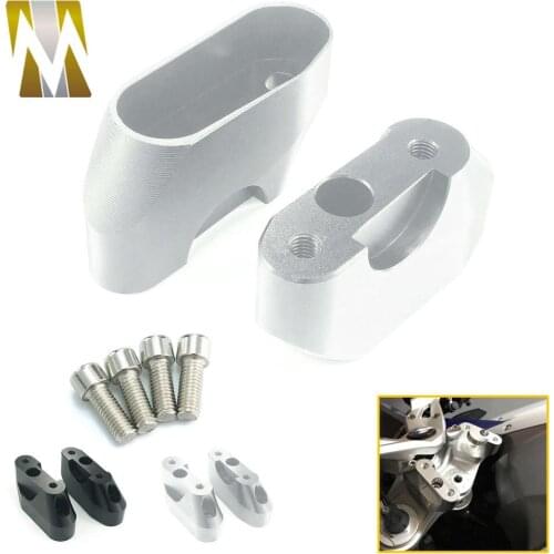 Motorcycle Handlebar Risers Bar Clamp Adapter Kit for R1200RS 2016 Extend Handlebar Riser Move Up Accessories for R 1200RS 2015