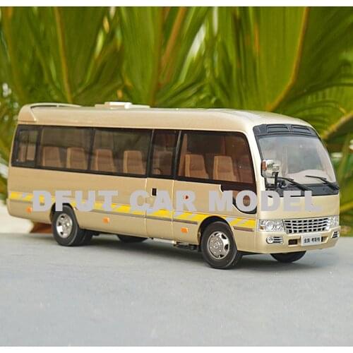 Diecast 1:24 Alloy Pull Back Toy Koste BUS Car Model Of Childrens Toy Cars Original Authorized Authentic Kids Toys