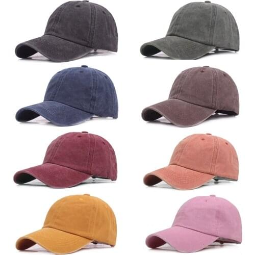 Men Cotton Plain Driving Baseball Sun Hat Adjustable Casual Summer Golf Cap HATCS0526