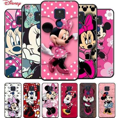 Disney Minnie Mouse For Motorola G9 G8 G Stylus Power One Fusion Hyper Edge E7 E6 Plus Play Lite Soft Phone Case