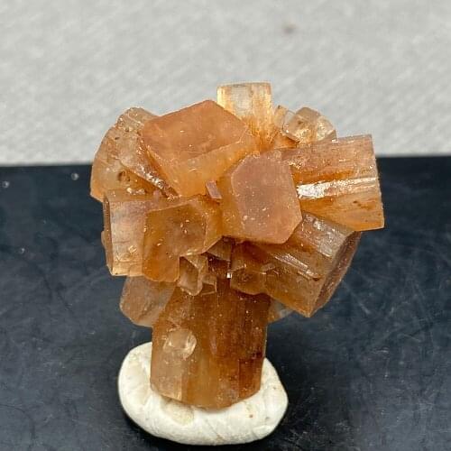Natural laranja aragonite quartzo cristal áspero pedra cluster nepheline espécime cura pedras naturais e minerais N6