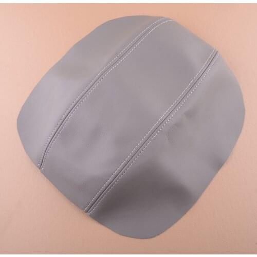 Grey Microfiber Leather Car Auto Console Center Armrest Box Lid Cover Fit For Volvo S80 1999 2000 2001 2002 2003 2004 2005 2006