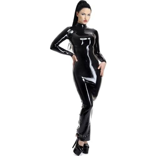 Sexy Bodycon PU Leather Dresses Women Shiny Patent Leather Long Dress Lady Wet-look Stretch Floor-length Dress Streetwear Custom