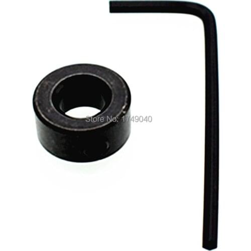 Woodworking Drill Bit Depth Stop Collars Ring Diameter 8mm Positioner Locator Carbon Steel With Portable Hex Wrench