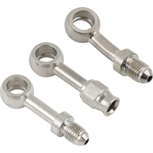 Universal 3AN Brake Hose Line Banjo Fitting Adapter for PTFE Car Brake lines Hand Brake Motorcycle ATV UTV Snowmobile Accessorie
