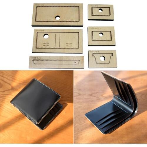 Japan Steel Blade Rule Die Cut Steel Punch Wallet Cutting Mold Wood Dies for Leather Cutter for Leather Crafts