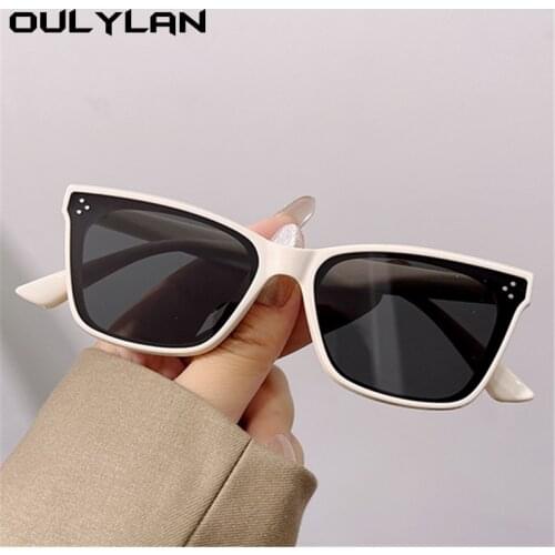 Oulylan Sexy Cat Eye Sunglasses Women Fashion Brand Designer Vintage Sunglass Men Outdoor Shades Red Sun Glasses UV400 Ladies